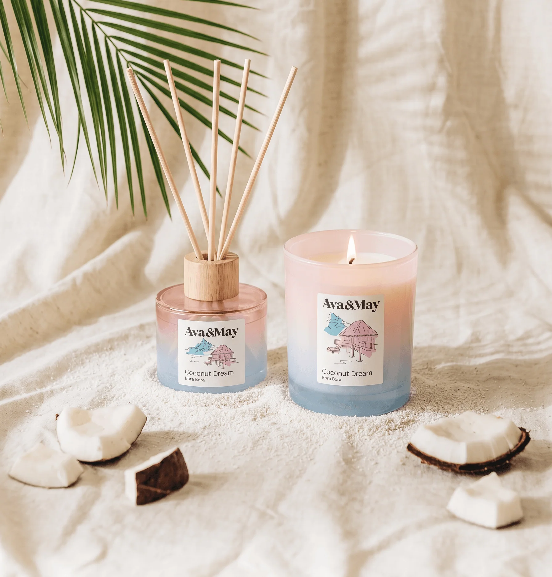 Coconut Dream Home Fragrance Set - Image 2